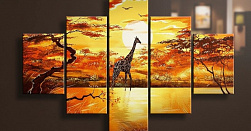 Печать фото на холсте, модульные картины