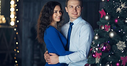 Новогодняя фотосессия в студии