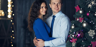 Новогодняя фотосессия в студии